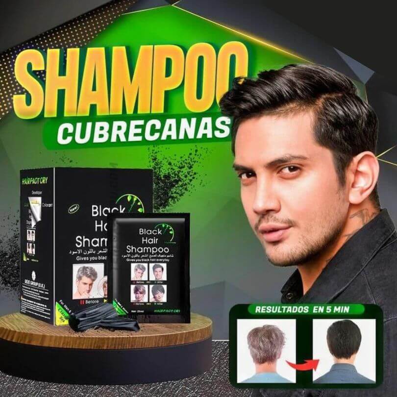 🔥ÚLTIMAS UNIDADES DE SHAMPOO QUE CUBRE CANAS!🔥 PAGA 02 LLEVA 03 CAJAS 🔥 ¡CAJA COM 10 UNIDADES!