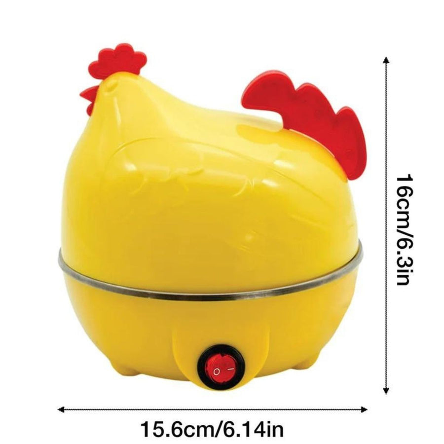 Gallina Electrica Cocinador Hervidor De 7 Huevos A Vapor Fit Color Amarillo