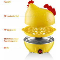 Gallina Electrica Cocinador Hervidor De 7 Huevos A Vapor Fit Color Amarillo